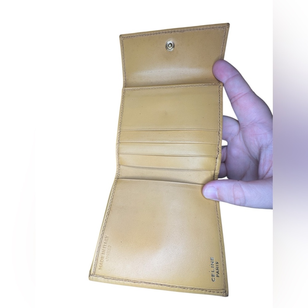 Celine Vintage Macadam Triomphe Kisslock Wallet with Box - Picture 7 of 17